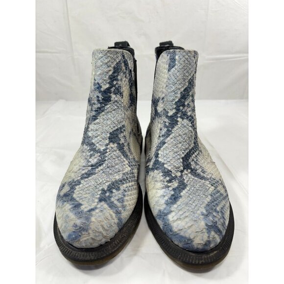 Dr.Marten's Flora Asciano Leather Snakeskin Embossed Chelsea Boot Women's Size 7 - Picture 5 of 14
